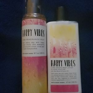 Bath & Body Works Happy Vibes set